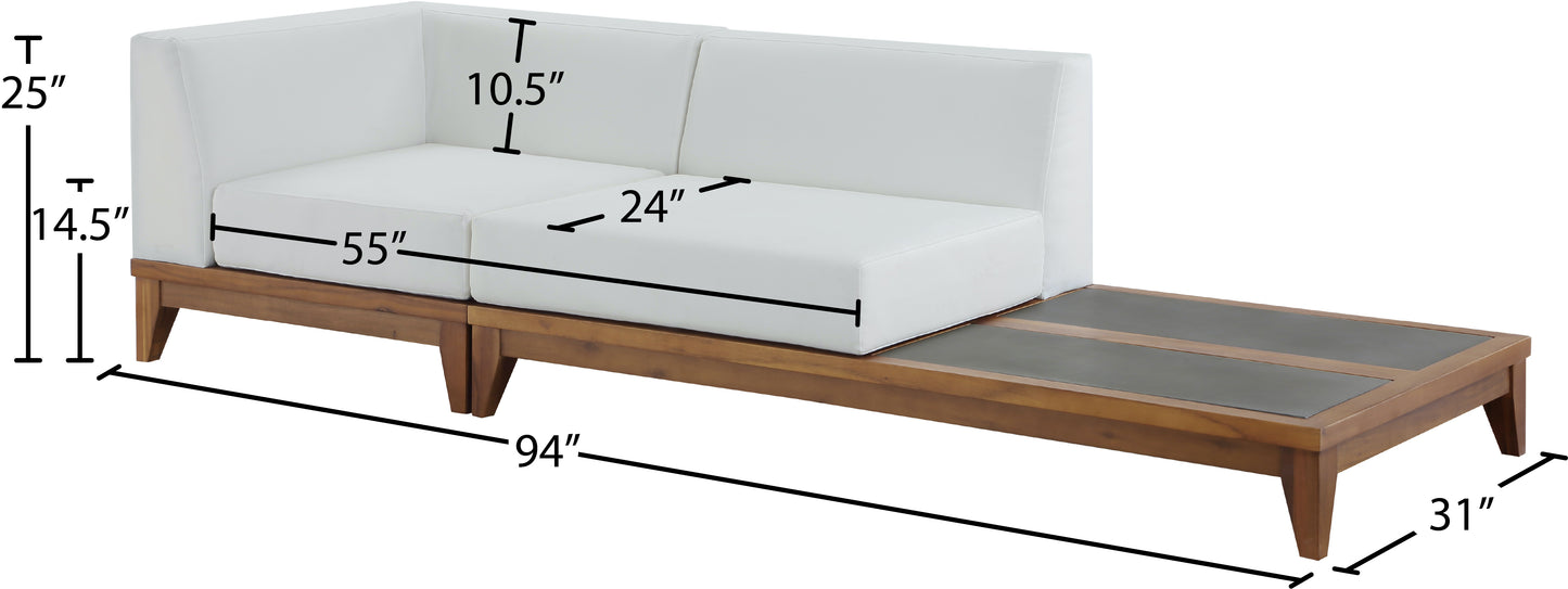 outdoor patio modular sofa