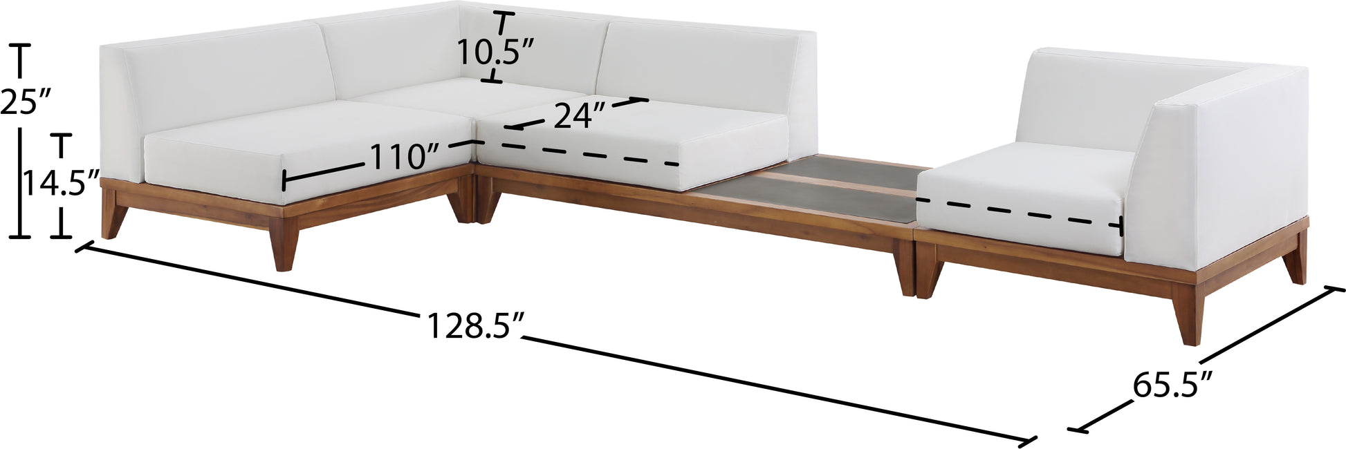 Outdoor Patio Modular Sectional