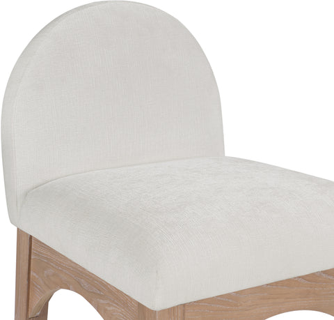 Brielle Cream Boucle Fabric Stool C