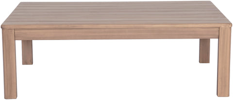 Camden Natural Acacia Wood Outdoor Patio Coffee Table, 1 Piece
