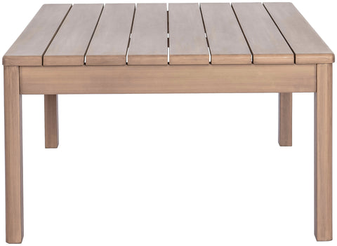 Camden Natural Acacia Wood Outdoor Patio Coffee Table, 1 Piece