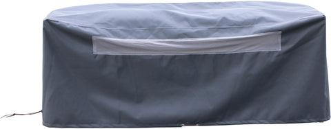Camden 65" Cream Water Resistant Fabric Upholstered Outdoor Patio Loveseat, 1 Piece