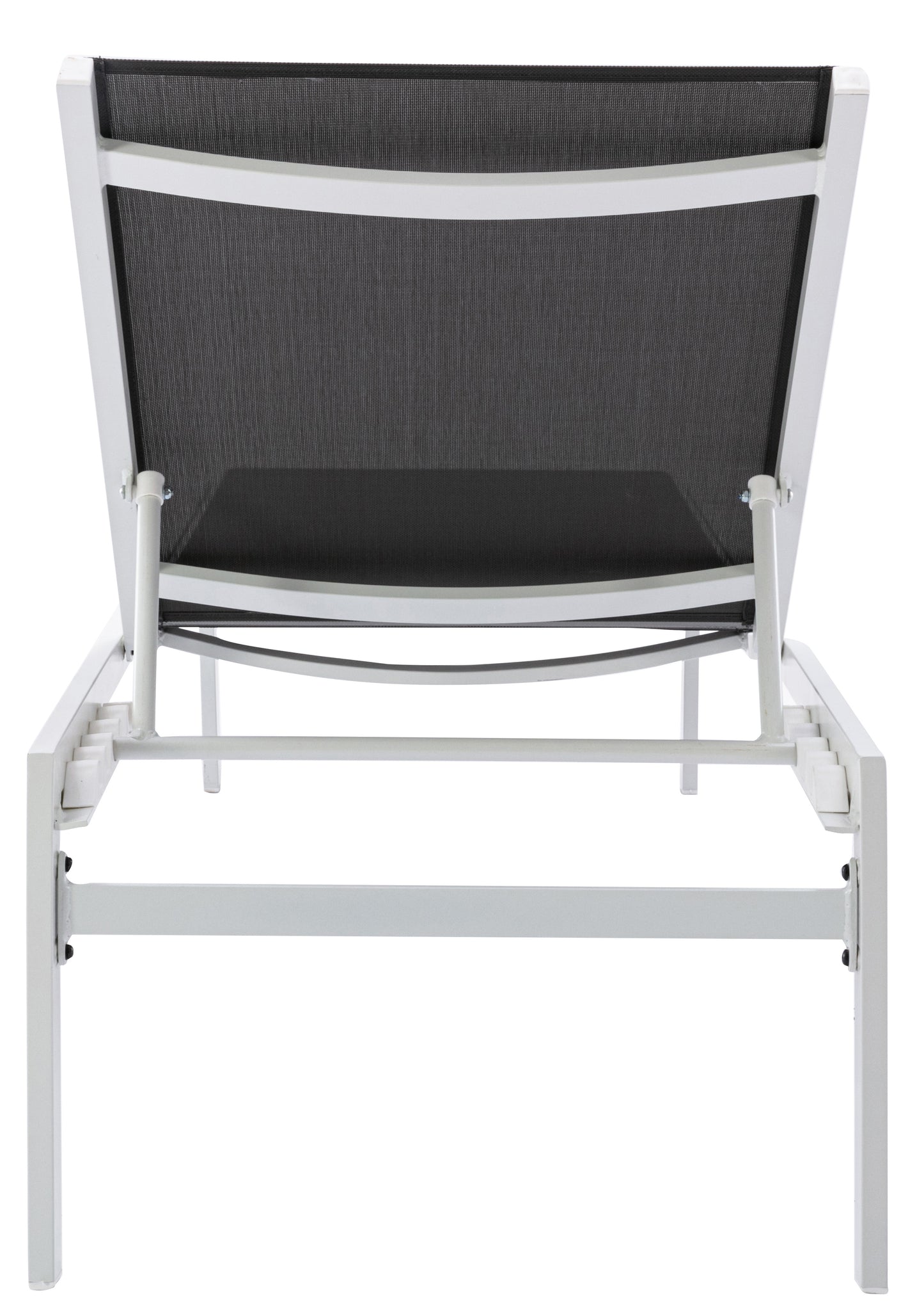 cole grey resilient mesh water resistant fabric outdoor patio aluminum mesh chaise lounge chair grey