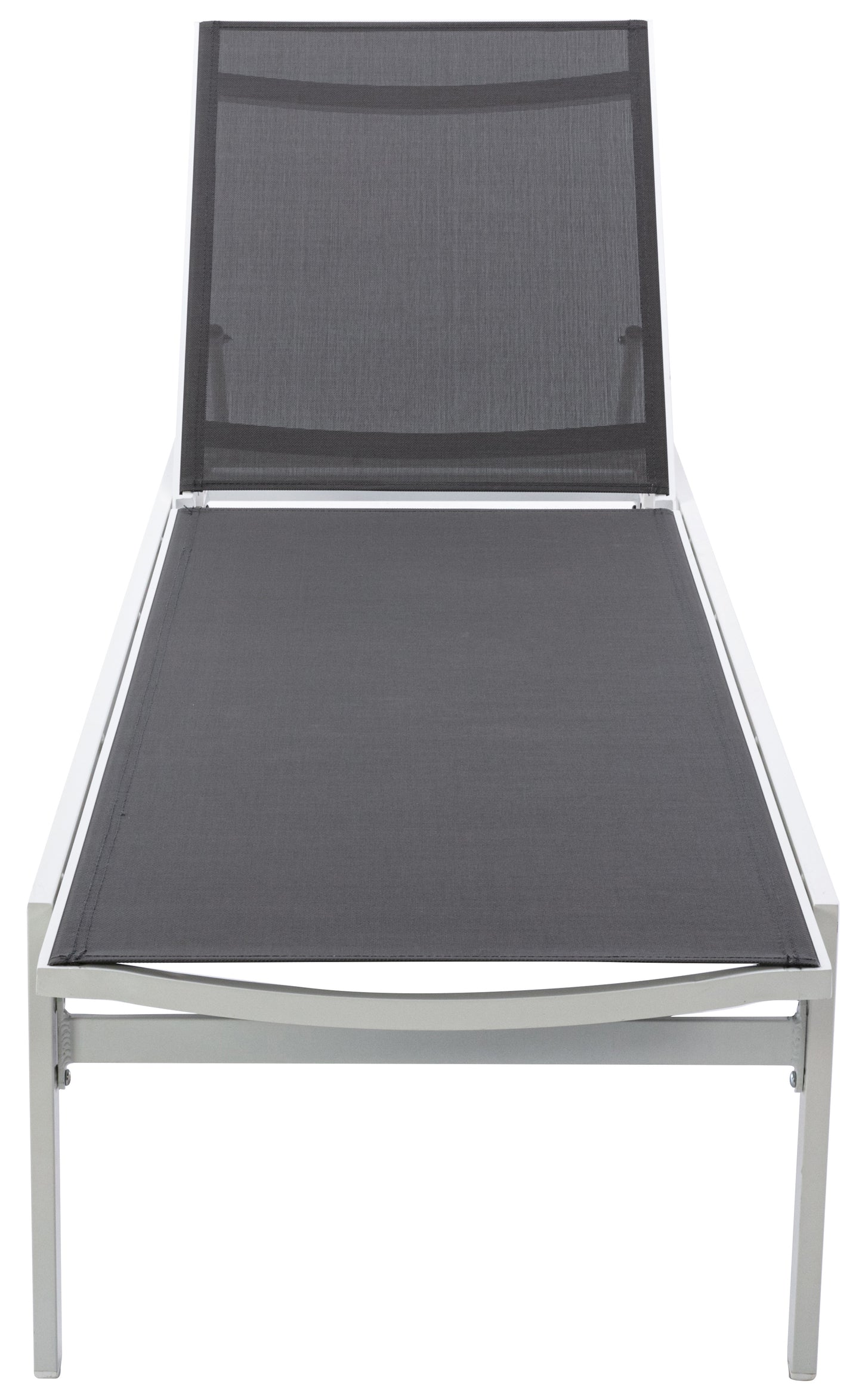 cole grey resilient mesh water resistant fabric outdoor patio aluminum mesh chaise lounge chair grey