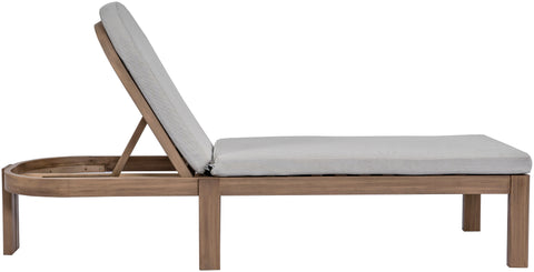 Camden Grey Water Resistant Fabric Upholstered Outdoor Patio Lounge Chair, 1 Piece