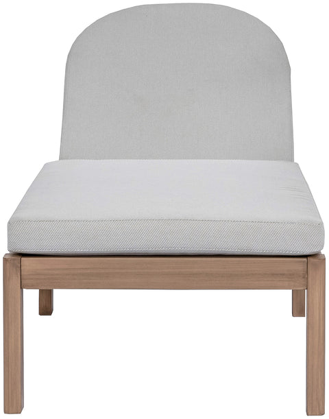 Camden Grey Water Resistant Fabric Upholstered Outdoor Patio Lounge Chair, 1 Piece