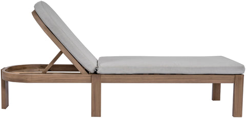 Camden Grey Water Resistant Fabric Upholstered Outdoor Patio Lounge Chair, 1 Piece