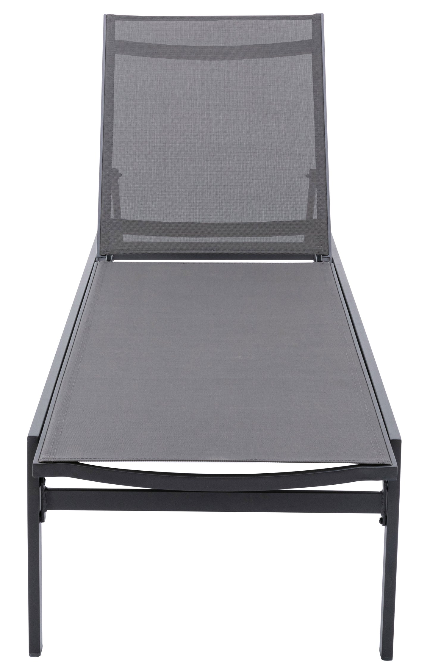 cole grey resilient mesh water resistant fabric outdoor patio aluminum mesh chaise lounge chair grey