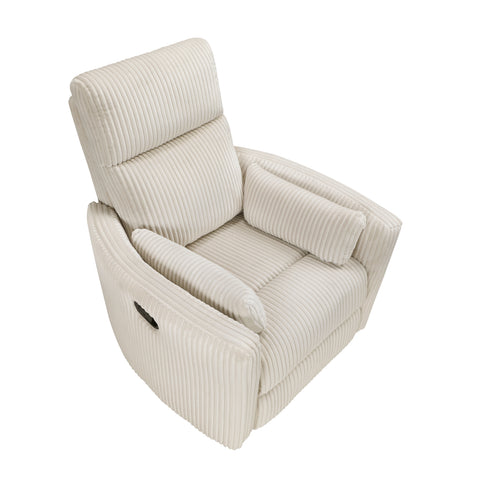 360 Swivel Glider Recliner Cream