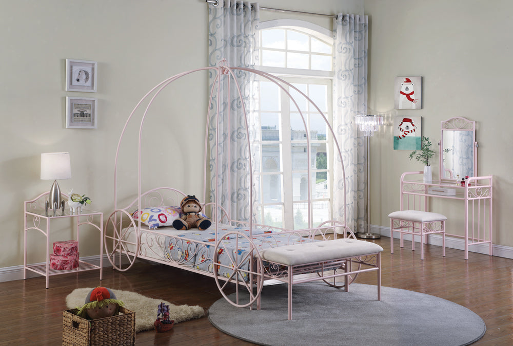 twin canopy bed