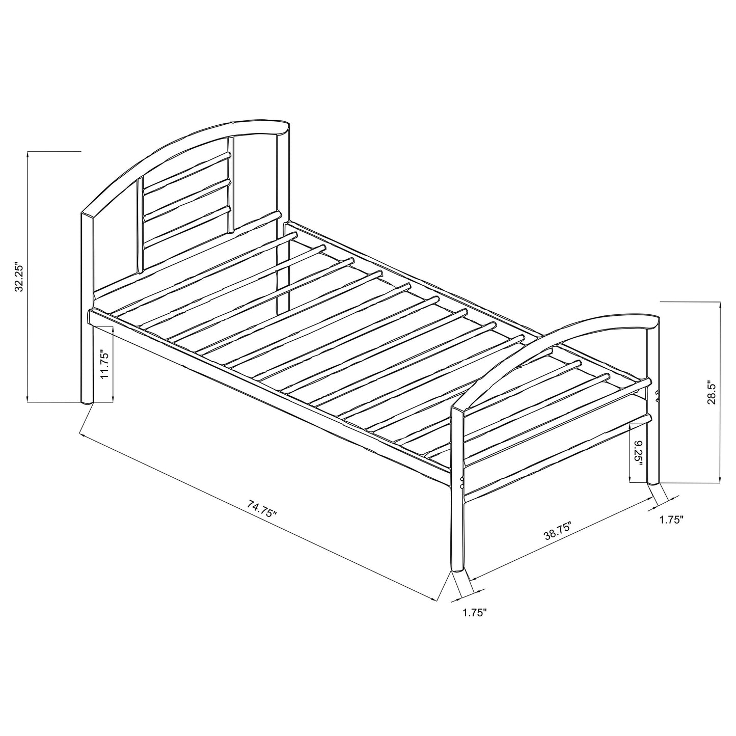 twin bed