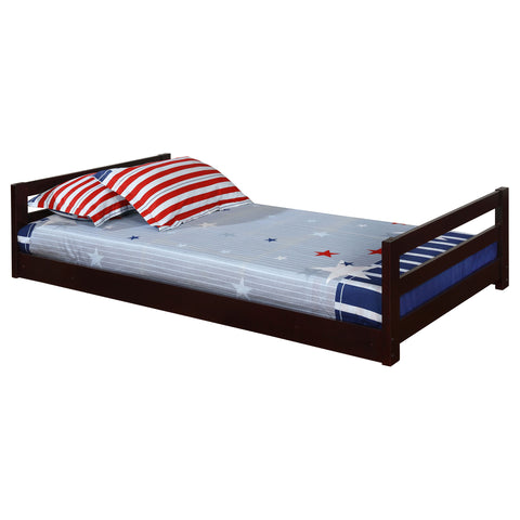 Laurel Wood Twin Triple Bunk Bed CappuccinoCappuccino