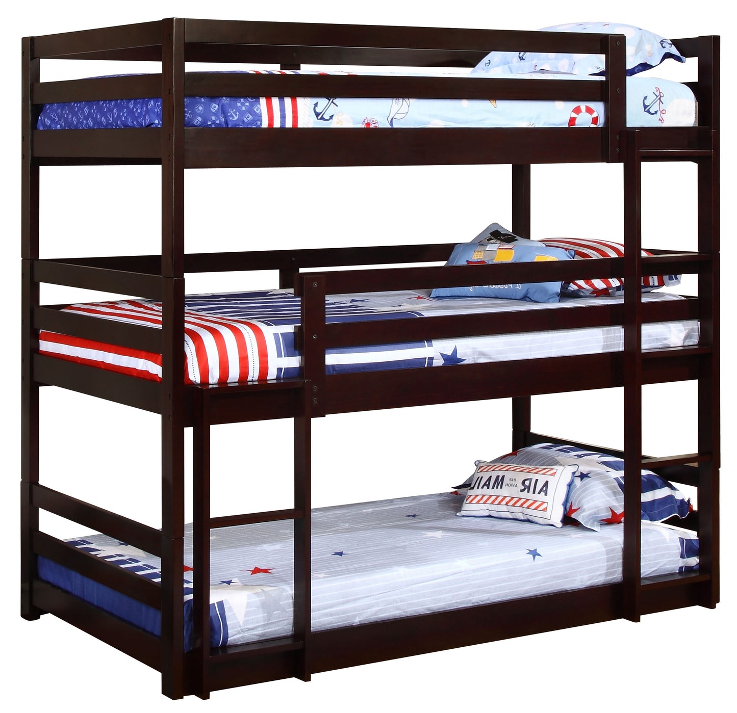 twin / twin / twin triple bunk bed