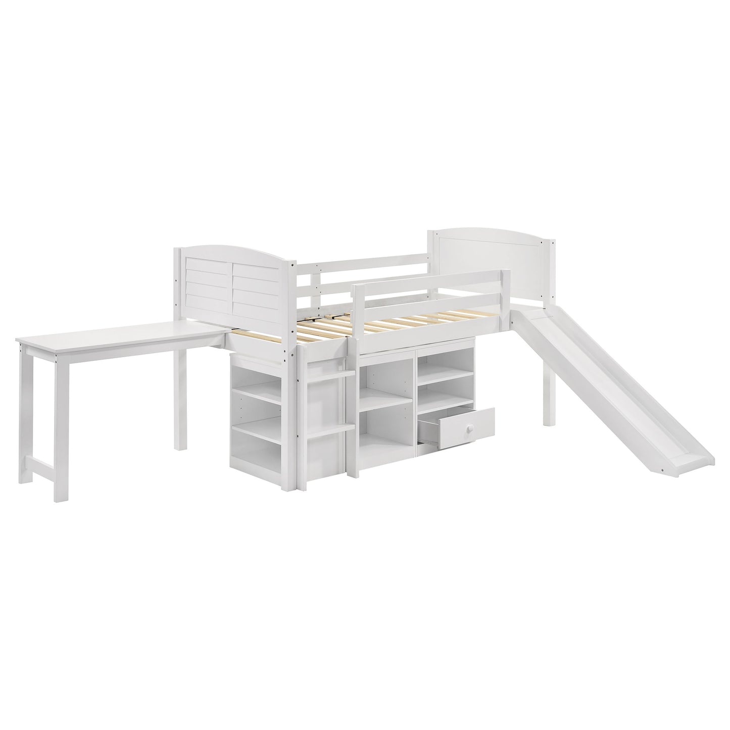 twin workstation loft bed