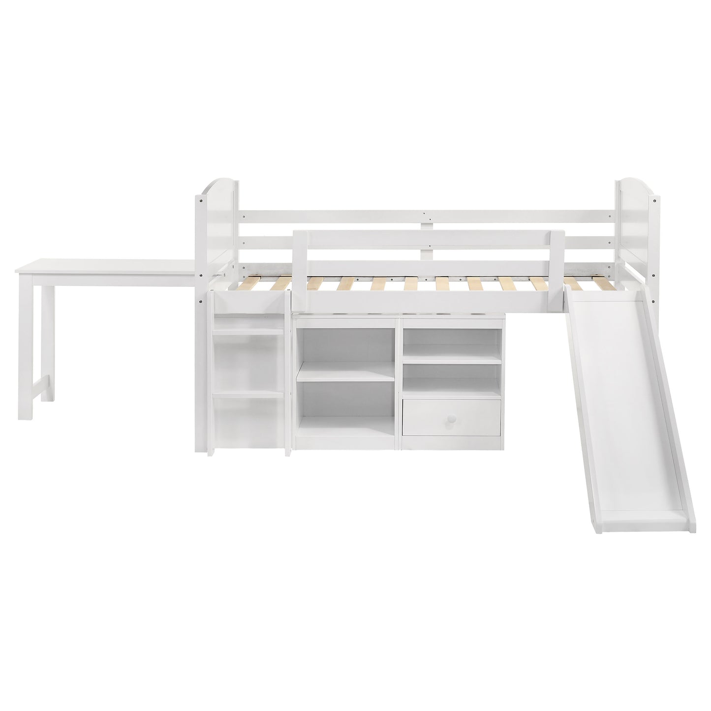 twin workstation loft bed