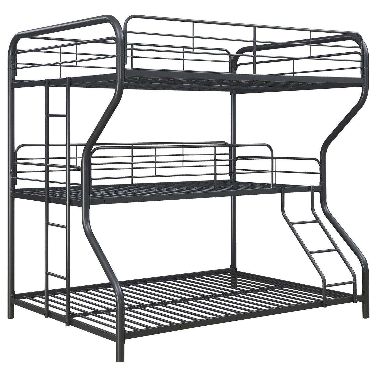 full / twin / full triple bunk bed