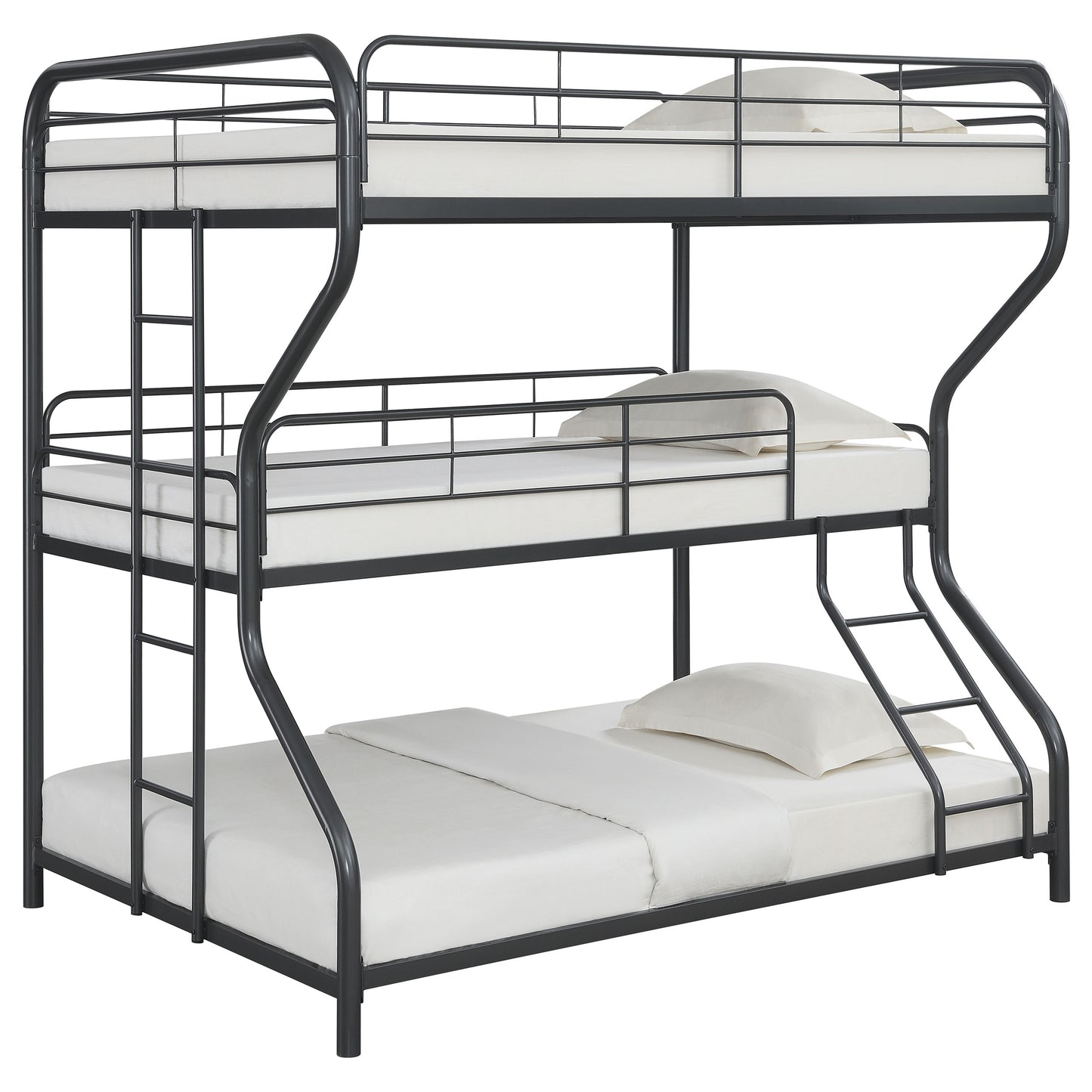 full / twin / full triple bunk bed