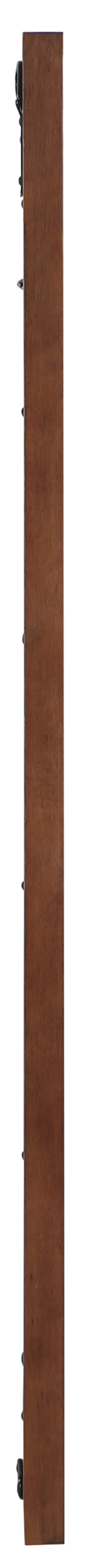 Delaney 24" Walnut Birch Veneer Frame Mirror, 1 Piece