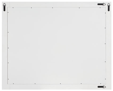 Delaney 44" White Birch Veneer Frame Mirror, 1 Piece