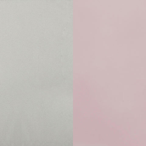 Rojas Fabric Upholstered Bench White and Powder Pink