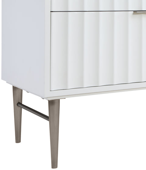 Isolde 60" White Engineered Stone Top And Solid Wood Base Bathroom Vanity, 1 Piece (Style 2)