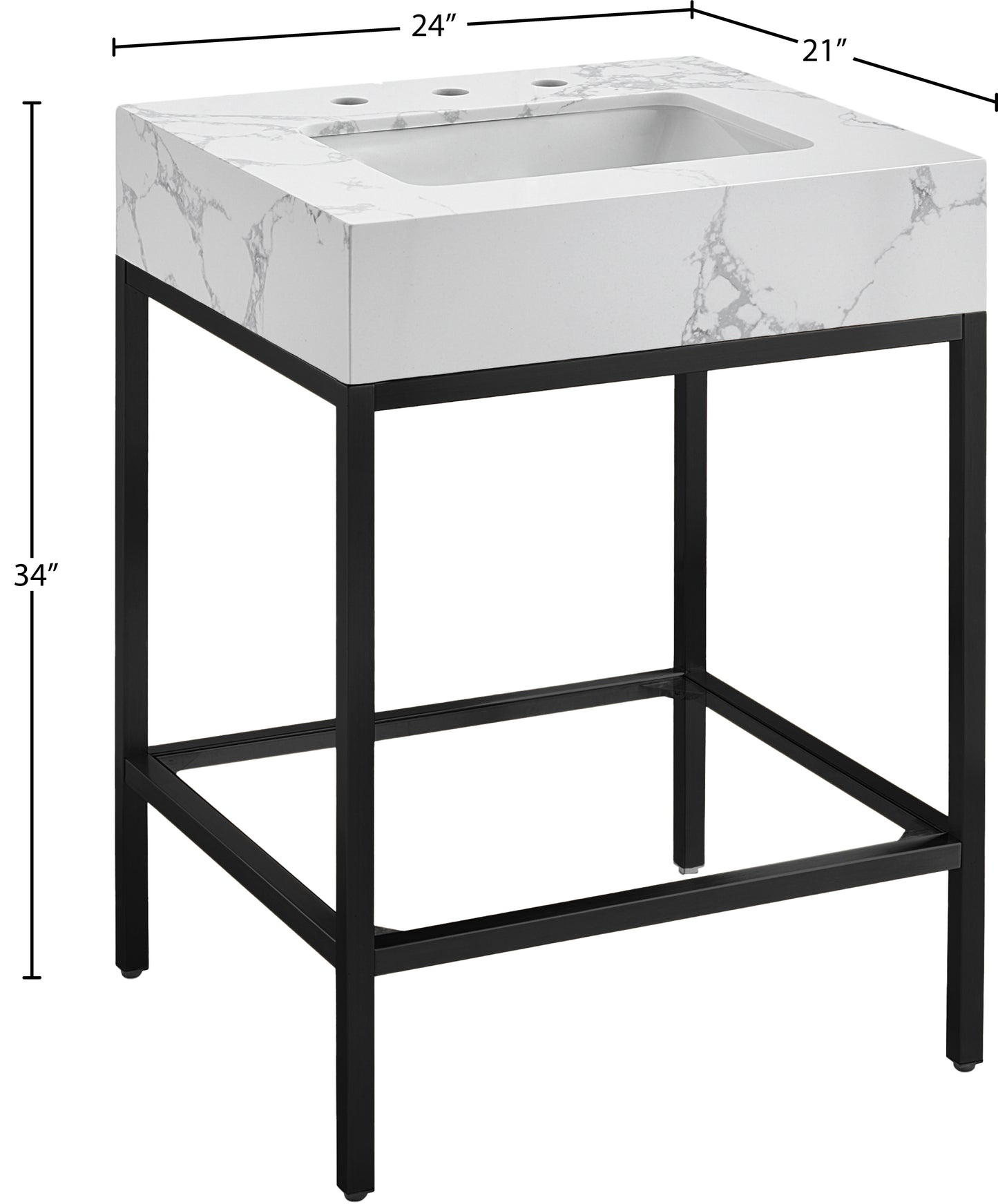 giselle white engineered marble bathroom vanity