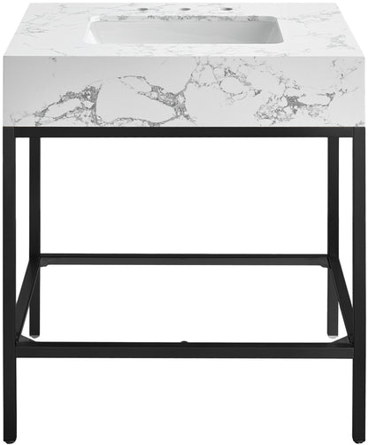 Giselle Black Engineered Marble Bathroom Vanity