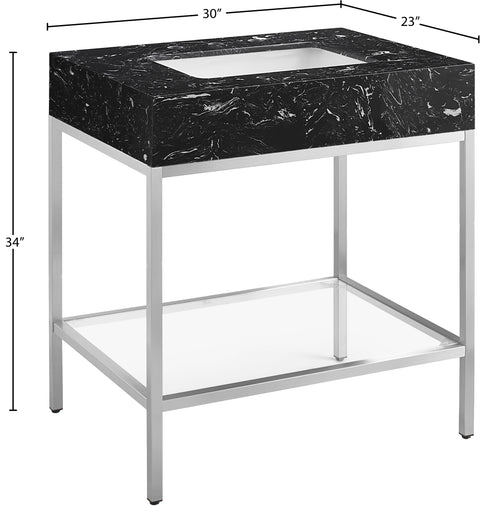 Kelly White Engineered Marble Bathroom Vanity