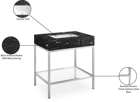 Kelly White Engineered Marble Bathroom Vanity