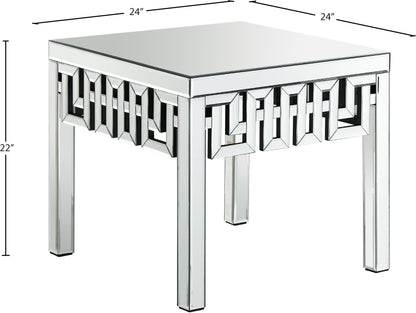 Suri Mirrored End Table E