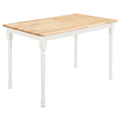 Cyrus Rectangular 47-inch Solid Wood Dining Table White