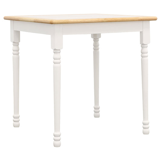 Christine Square 29-inch Wood Tile Top Dining Table White