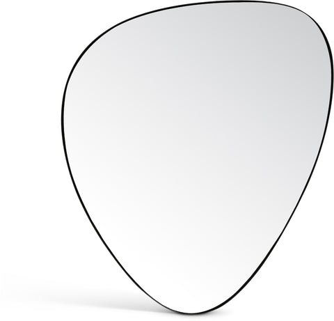 Lennox 23" Black Iron Frame Mirror, 1 Piece