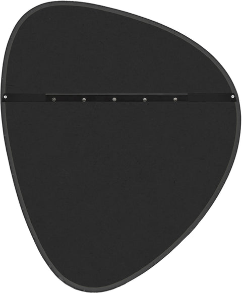 Lennox 23" Black Iron Frame Mirror, 1 Piece