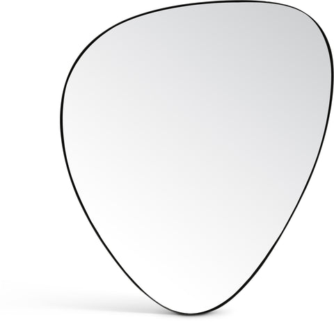Lennox 29" Black Iron Frame Mirror, 1 Piece