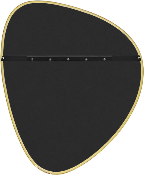 Lennox 23" Gold Iron Frame Mirror, 1 Piece