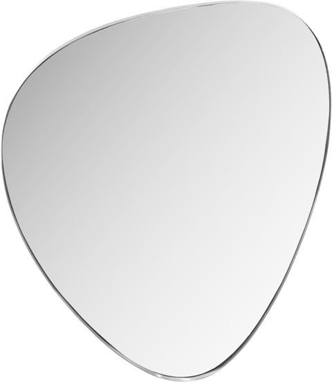 Lennox 29" Silver Iron Frame Mirror, 1 Piece