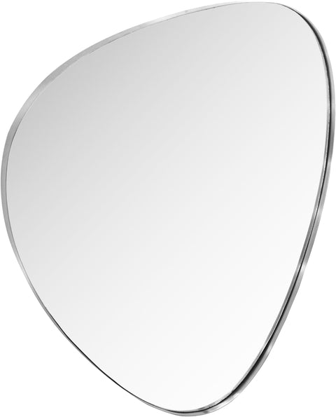 Lennox 29" Silver Iron Frame Mirror, 1 Piece