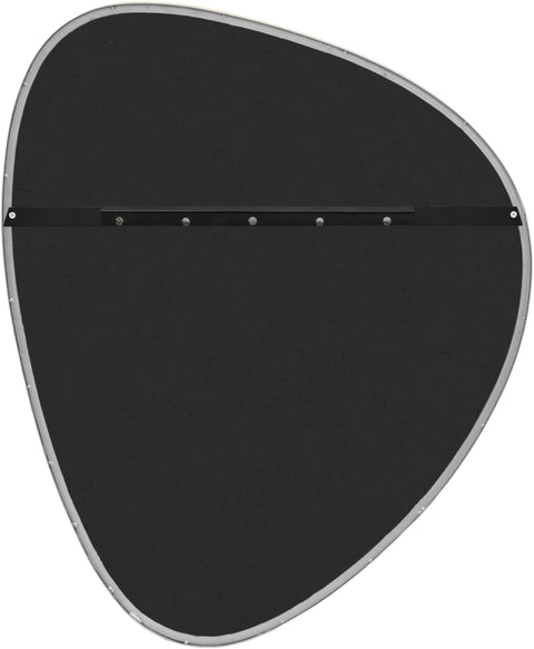 Lennox 29" Silver Iron Frame Mirror, 1 Piece