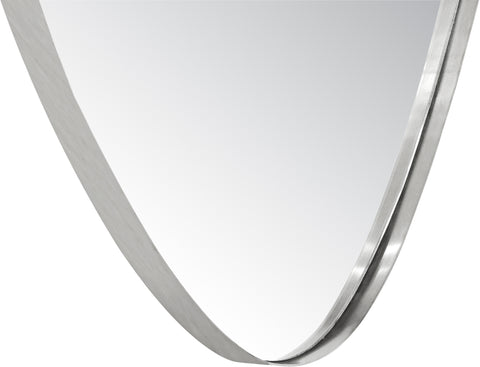 Lennox 29" Silver Iron Frame Mirror, 1 Piece