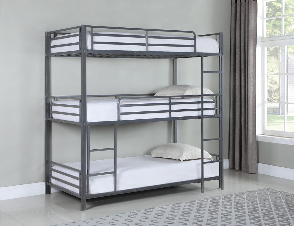 twin / twin / twin triple bunk bed