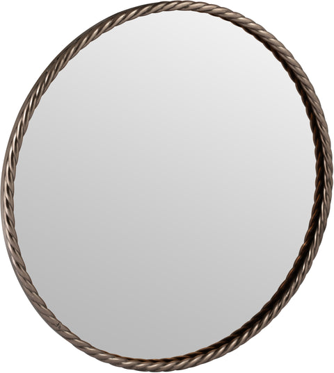 Blaire 23.75" Bronze Iron Frame Mirror, 1 Piece