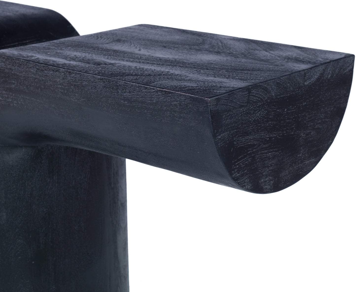 miley black console table t