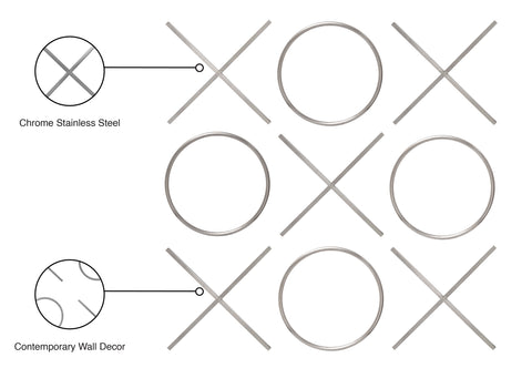 Yara Chrome Wall Art, 1 Piece (Style 2)