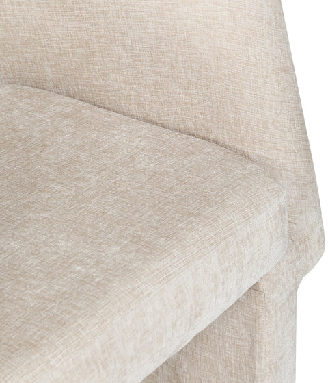 Nikki Beige Chenille Fabric Dining Chair / Accent Chair C