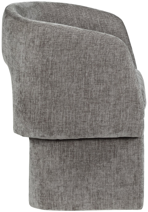 Nikki Grey Chenille Fabric Dining Chair / Accent Chair C