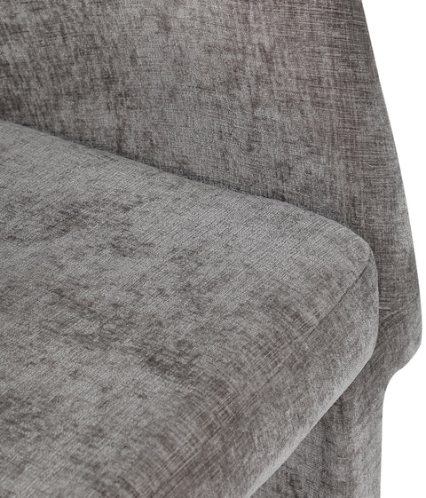 Nikki Grey Chenille Fabric Dining Chair / Accent Chair C