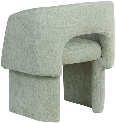 Nikki Mint Chenille Fabric Dining Chair / Accent Chair C