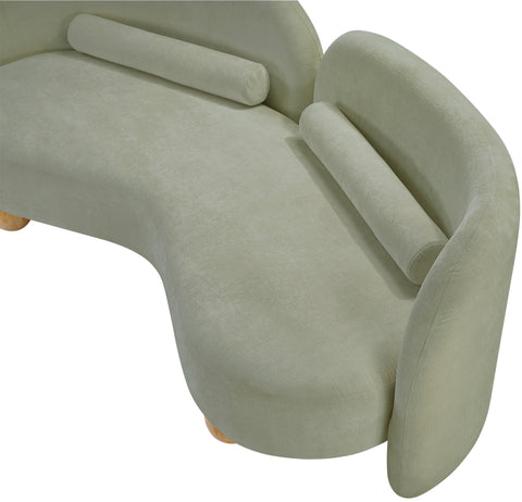 Camden 64" Mint Chenille Fabric Upholstered Loveseat, 1 Piece