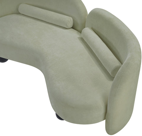 Camden 64" Mint Chenille Fabric Upholstered Loveseat, 1 Piece